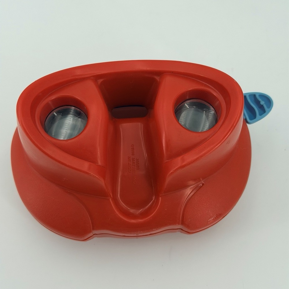 1998 Mattel Red VIEW MASTER 3D Viewer Model Rose-petal Place 1983 - Picture 5 of 5